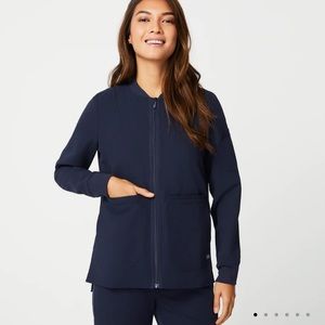FIGS Navy Bellery Jacket Medium NWT